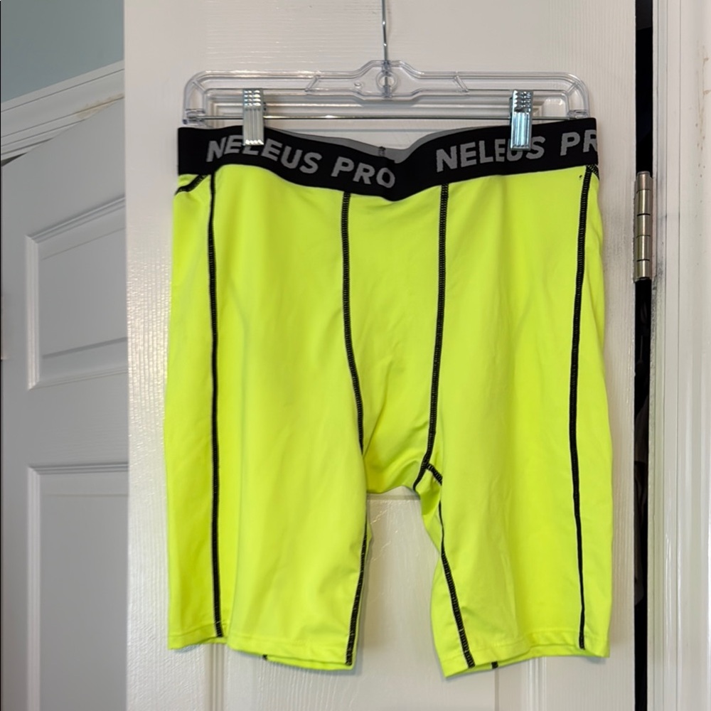 Yellow Boxer Briefs with Elastic Waistband and Moisture-Wicking Fabric